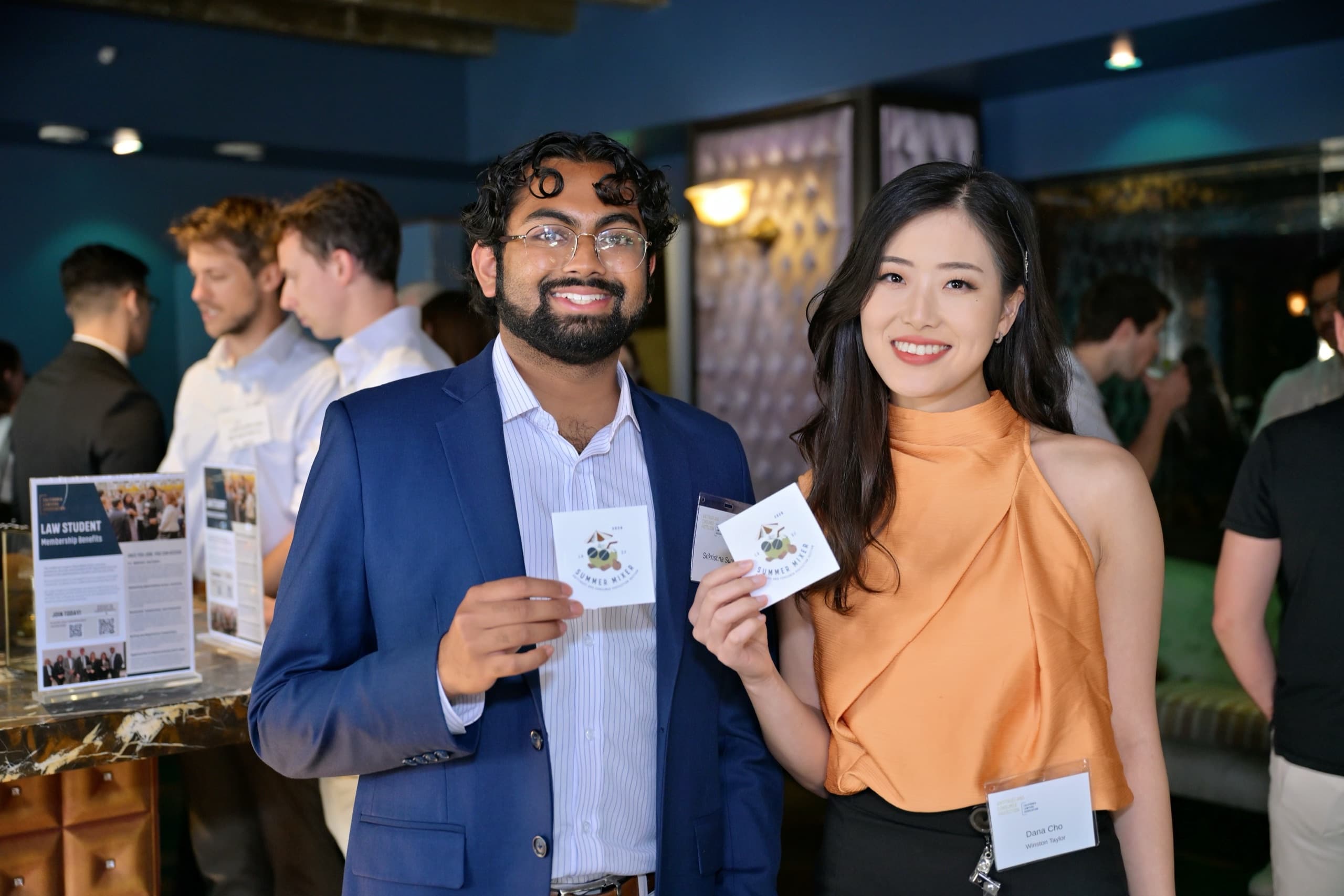 Attendees networking at the California Lawyers Association Summer Mixer in San Francisco